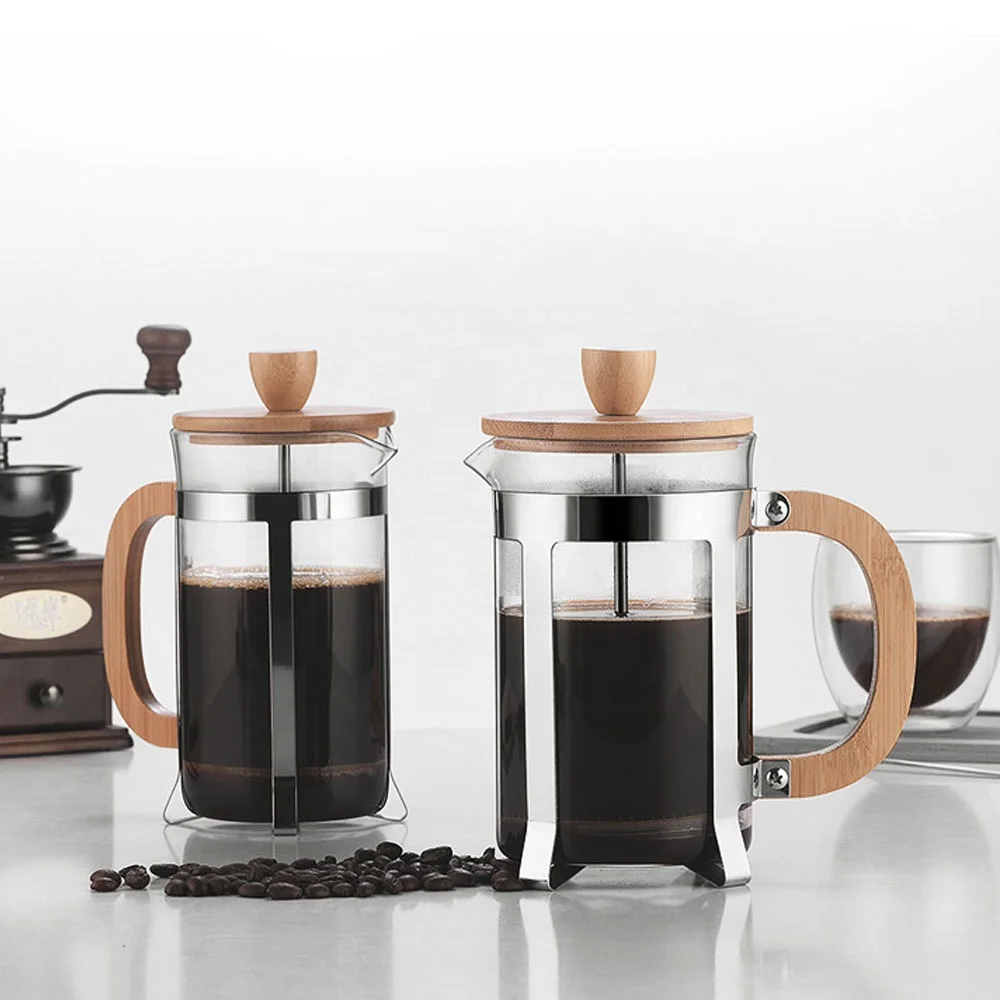 Coffee Equipment For Camping - Cafetera/Tetera Francesa de Acero Inoxidable de