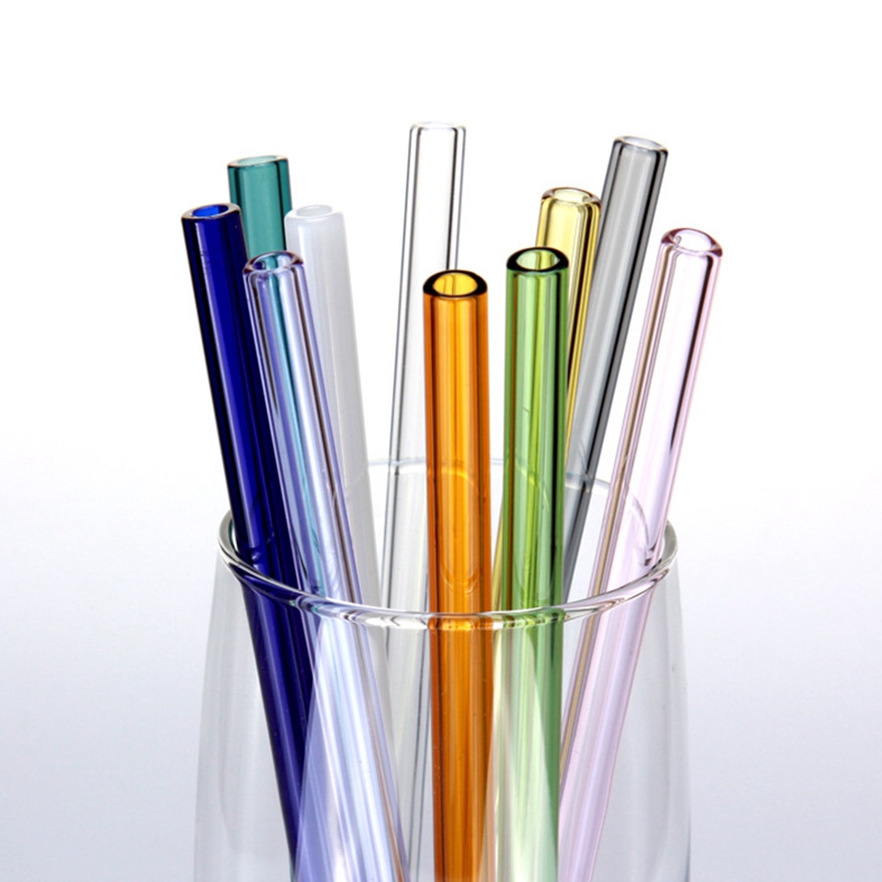 Espresso Shot Glass - Pajitas coloridas de vidrio de borosilicato