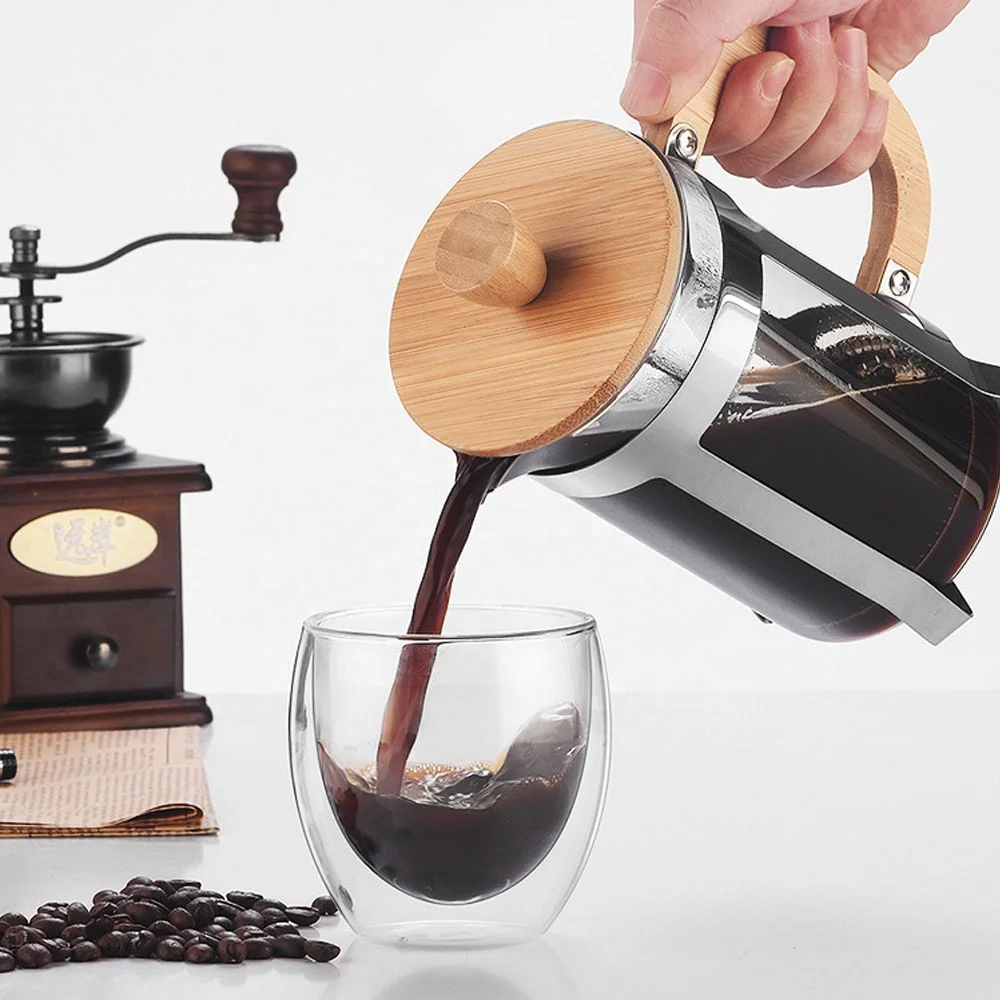 Cafetera/Tetera Francesa de Ac - Coffee Equipment For Camping reseña y precio