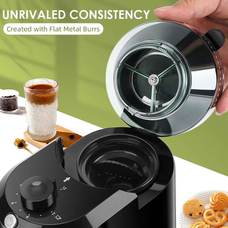Molinillo de café eléctrico Wa - Coffee Grinder Burr Flat reseña y precio