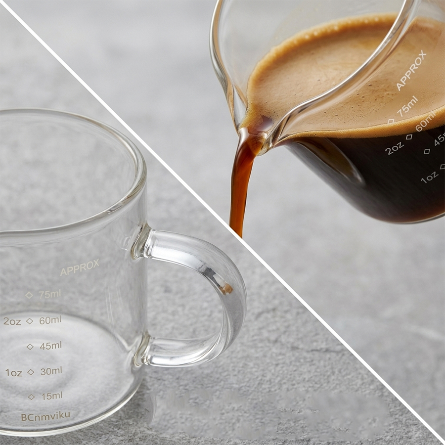 Vaso medidor para espresso, ja - Espresso Shot Glass reseña y precio