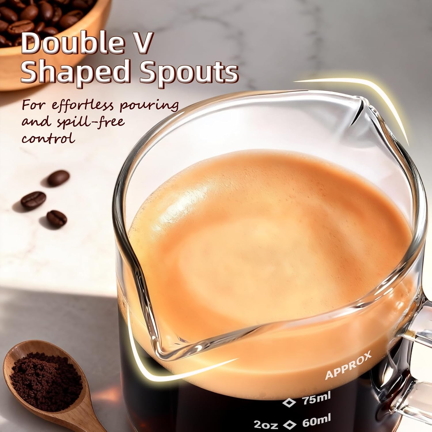 1/2 piezas de tazas de espress - Espresso Shot Glass reseña y precio