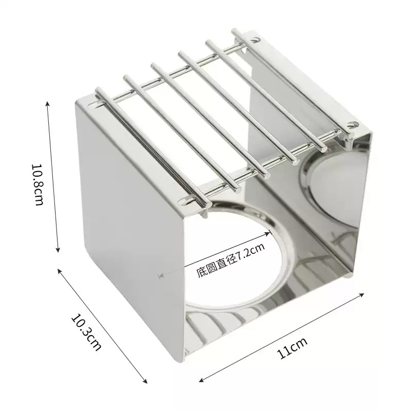 Soporte Cuadrado de Acero Inox - Coffee Equipment For Camping reseña y precio
