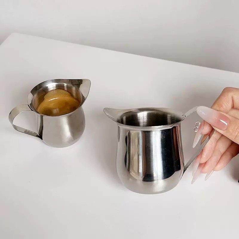 Jarra de leche de acero inoxid - Espresso Shot Glass reseña y precio